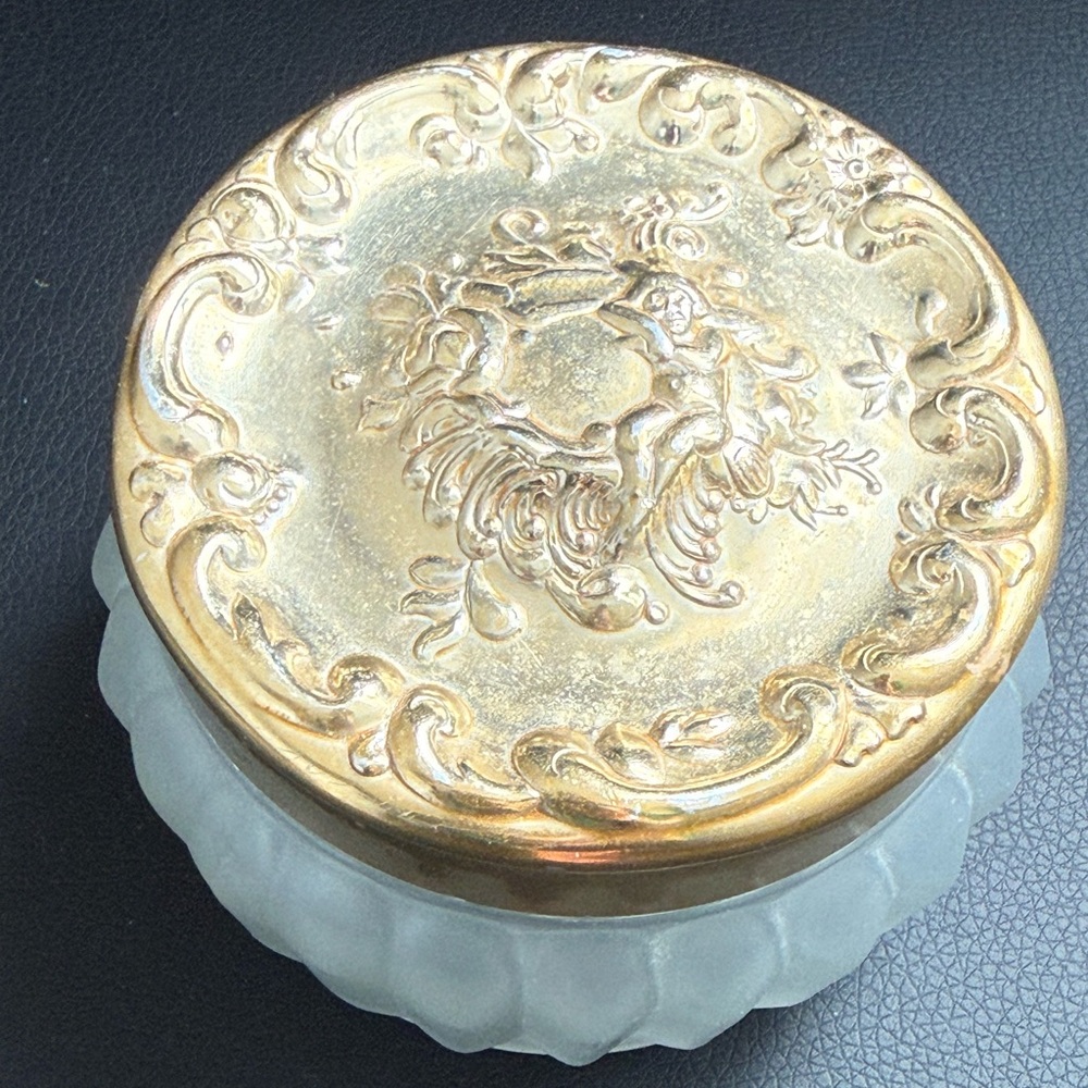 Vintage powder jar
